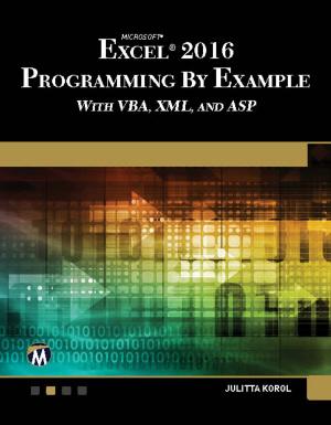 Book cover of Microsoft Excel 2016 Programming by Example