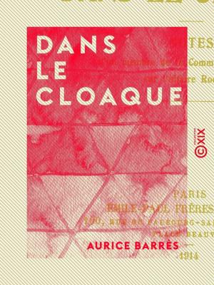 Cover of the book Dans le cloaque by Charles Delon