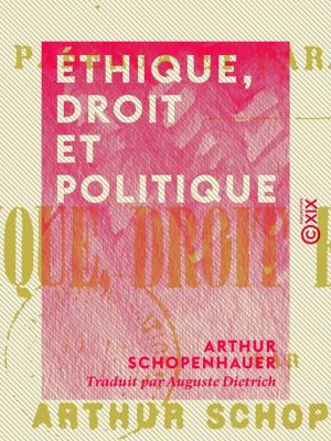 Cover of the book Éthique, Droit et Politique by Walter Scott