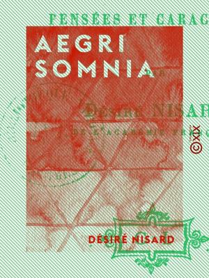 Cover of the book Aegri somnia by Aurélien Scholl