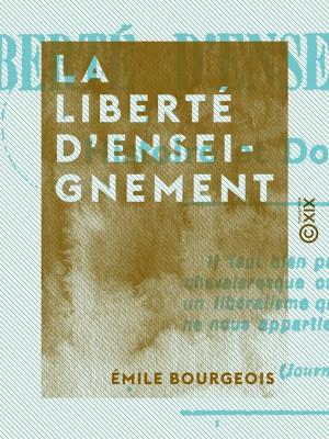 Cover of the book La Liberté d'enseignement by Jules Janin