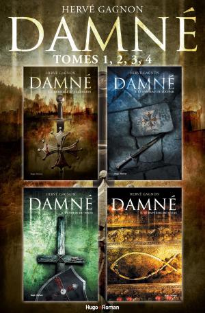 Book cover of Coffret Damné - tomes 1,2,3,4