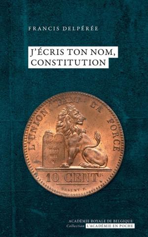Cover of the book J'écris ton nom, Constitution by Marc Verdussen