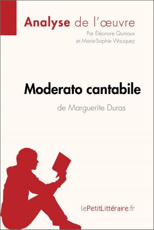 Book cover of Moderato cantabile de Marguerite Duras (Analyse de l'œuvre)