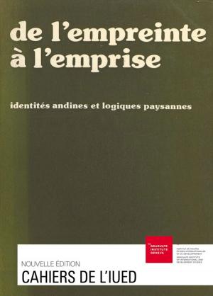 Cover of the book De l'empreinte à l'emprise by Collectif