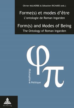 Cover of the book Forme(s) et modes dêtre / Form(s) and Modes of Being by 