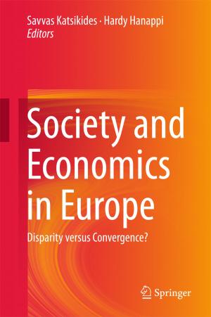 Cover of the book Society and Economics in Europe by Lavinia Corina Ciungu
