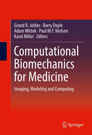 Cover of the book Computational Biomechanics for Medicine by Thomas E. Jordan