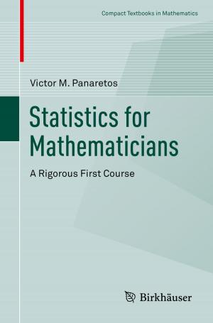 Book cover of Statistics for Mathematicians