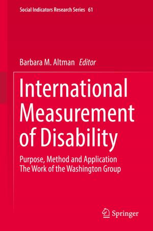 Cover of the book International Measurement of Disability by Jason Warr