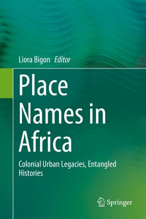 Cover of the book Place Names in Africa by Ioannis Liritzis, Ashok Kumar Singhvi, James K. Feathers, Gunther A. Wagner, Annette Kadereit, Nikolaos Zacharias, Sheng-Hua Li