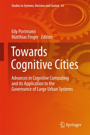 Cover of the book Towards Cognitive Cities by Minka Woermann