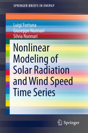Book cover of Nonlinear Modeling of Solar Radiation and Wind Speed Time Series