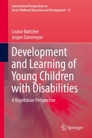 Cover of the book Development and Learning of Young Children with Disabilities by 