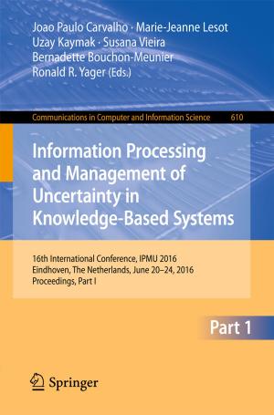 Cover of the book Information Processing and Management of Uncertainty in Knowledge-Based Systems by Onur Hamza Karabey