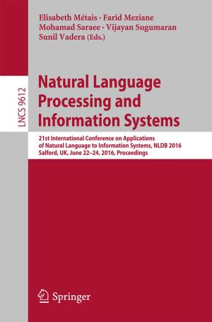 Cover of the book Natural Language Processing and Information Systems by Petr Kurka