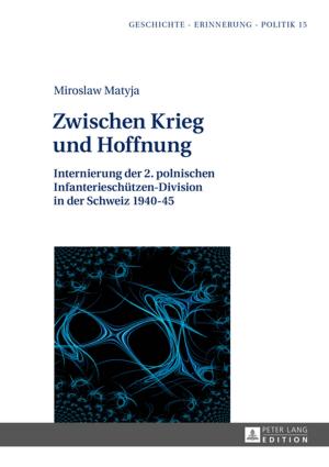 Cover of the book Zwischen Krieg und Hoffnung by Hans-Jörg Schwenk