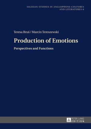 Cover of the book Production of Emotions by Susanne Spieker