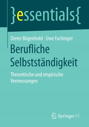 Cover of the book Berufliche Selbstständigkeit by Peter Baumann