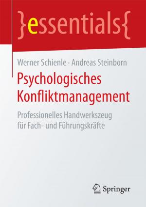 Cover of the book Psychologisches Konfliktmanagement by 