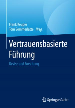 Cover of the book Vertrauensbasierte Führung by Tomas Bohinc