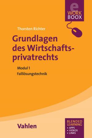 Cover of the book Grundlagen des Wirtschaftsprivatrechts by Edgar Cossart