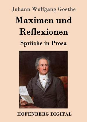 Cover of the book Maximen und Reflexionen by Heinrich Zschokke