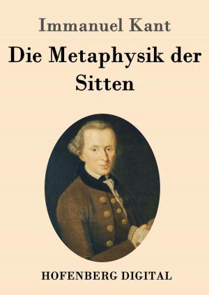 Cover of the book Die Metaphysik der Sitten by E. T. A. Hoffmann