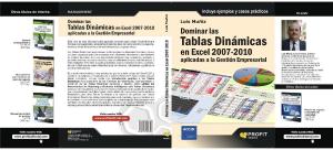 Cover of Dominar las tablas dinámicas en Excel 2007-2010 aplicadas a la gestión empresarial