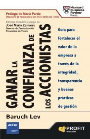 Cover of the book Ganar la confianza de los accionistas by Profit Editorial