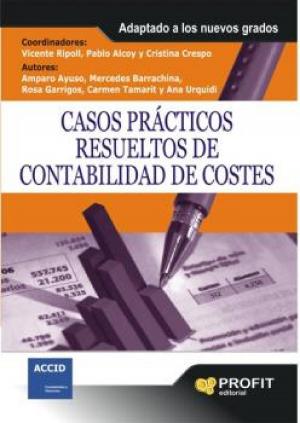 Cover of Casos prácticos resueltos de contabilidad de costes.