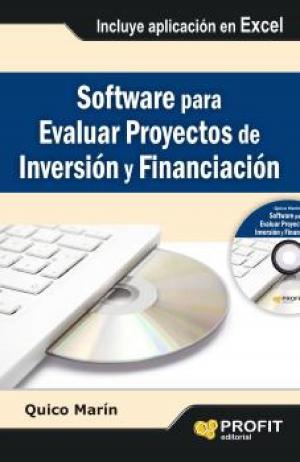 Cover of the book Software para evaluar proyectos de inversión y financiación by David Igual Molina
