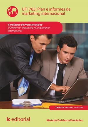 Cover of the book Plan e informes de marketing internacional by José Campillos López