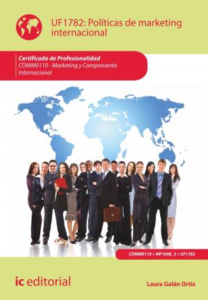 Cover of the book Políticas de marketing internacional by Miguel Ángel Castro Tirado