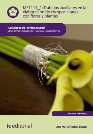 Cover of Trabajos auxiliares en la elaboración de composiciones con flores y plantas