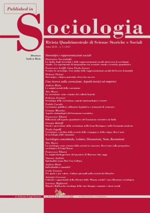 Cover of the book Sociologia della corruzione: aspetti epistemologici e teorici by Francesco Riccobono