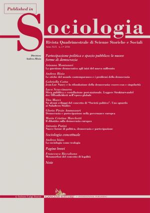 Cover of the book La Sociologia come Teologia by Stefania Paone