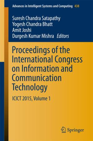 Cover of the book Proceedings of the International Congress on Information and Communication Technology by Azra Moeed, Dayle Anderson