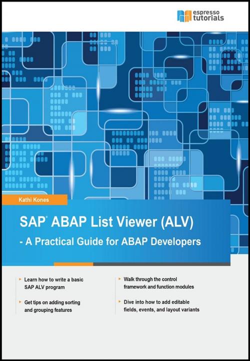 Cover of the book SAP ABAP List Viewer by Kathi Kones, Espresso Tutorials GmbH