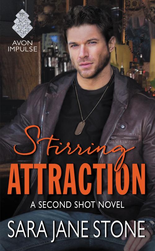 Cover of the book Stirring Attraction by Sara Jane Stone, Avon Impulse
