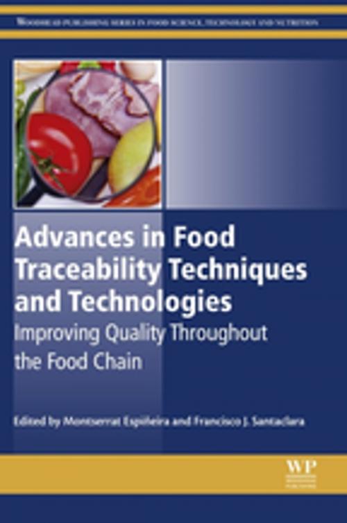 Cover of the book Advances in Food Traceability Techniques and Technologies by , Elsevier Science