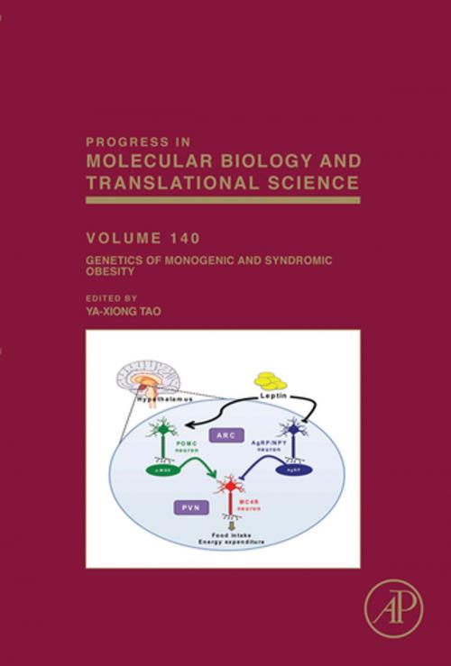Cover of the book Genetics of Monogenic and Syndromic Obesity by Ya-Xiong Tao, Elsevier Science