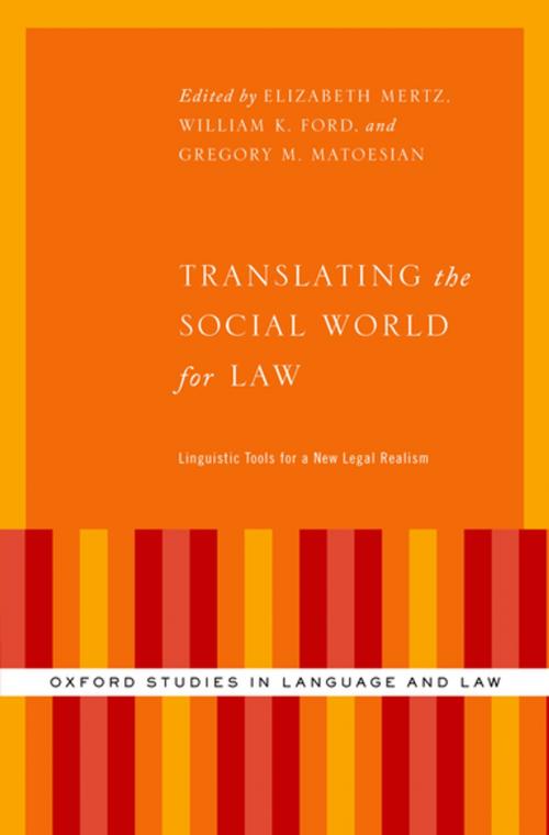 Cover of the book Translating the Social World for Law by , Oxford University Press