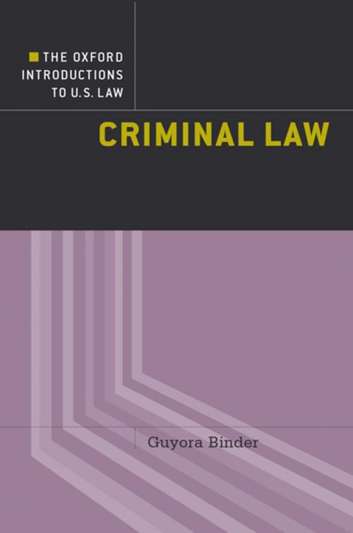Cover of the book Criminal Law by Guyora Binder, Oxford University Press