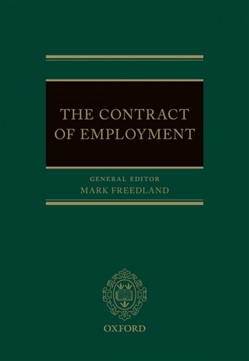 Cover of the book The Contract of Employment by , OUP Oxford