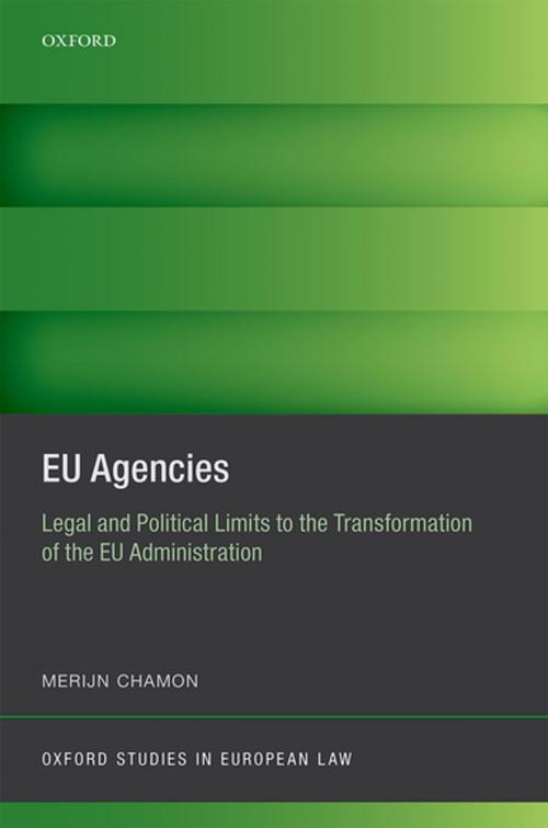 Cover of the book EU Agencies by Merijn Chamon, OUP Oxford