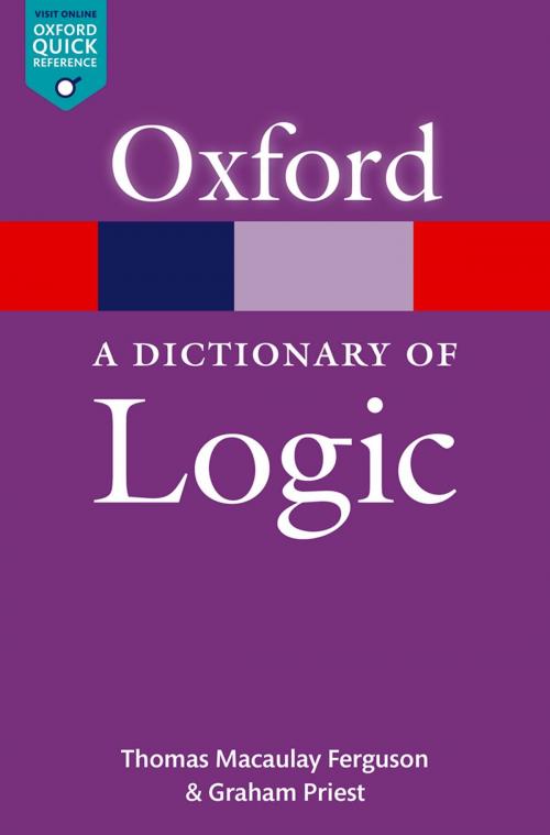 Cover of the book A Dictionary of Logic by Thomas Macaulay Ferguson, Graham Priest, OUP Oxford