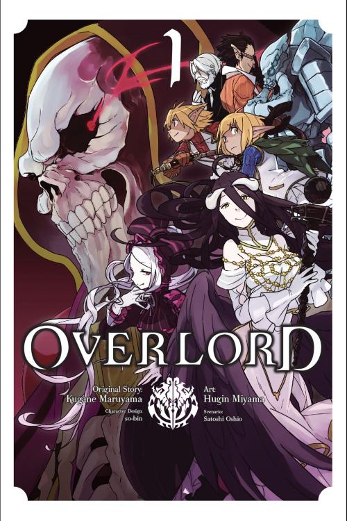 Cover of the book Overlord, Vol. 1 (manga) by Kugane Maruyama, Hugin Miyama, so-bin, Satoshi Oshio, Yen Press