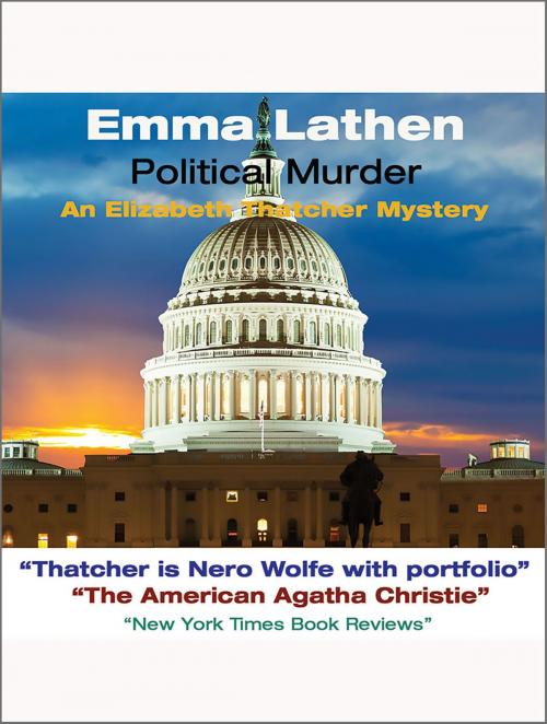 Cover of the book Political Murder: An Elizabeth Thatcher Mystery by Emma Lathen, Deaver Brown