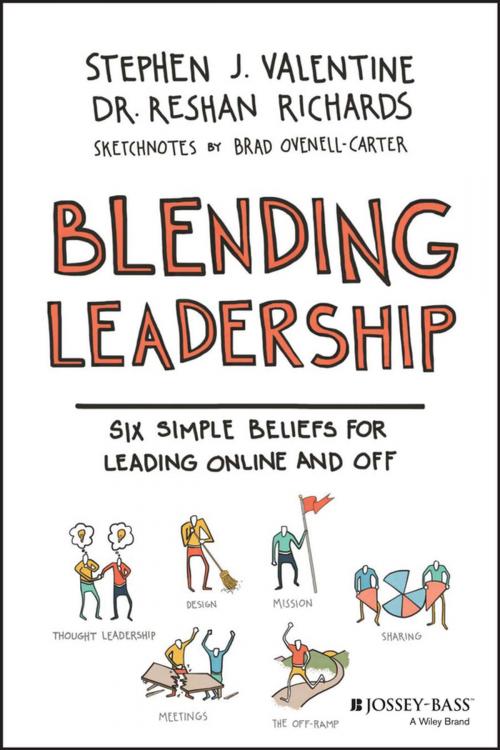 Cover of the book Blending Leadership by Stephen J. Valentine, Dr. Reshan Richards, Brad Ovenell-Carter, Wiley